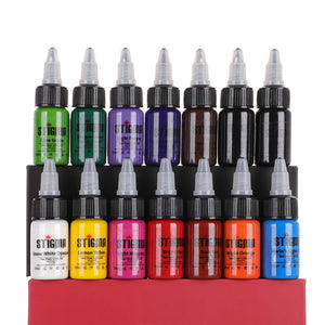 STIGMA Tattoo Ink Set 15 ml - 4 Bottles Tattoo Pigment